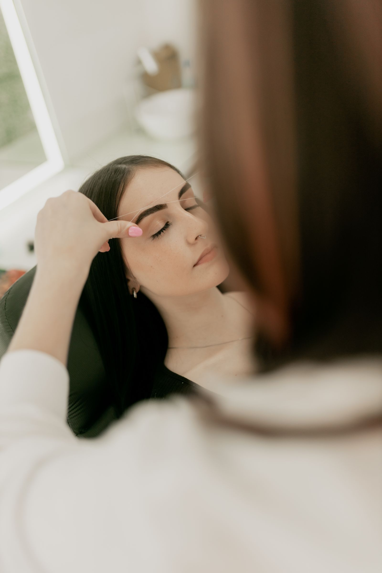 Professionel brynformning i salonen